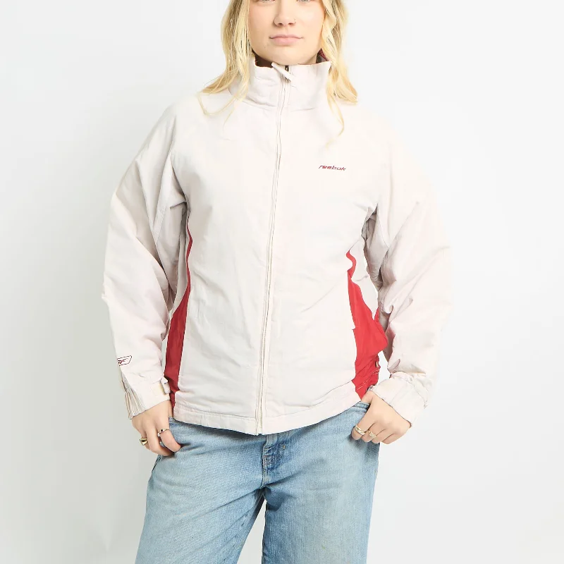 Reebok Colour Block Lightweight Coat - M Pockets Sleeves Lining