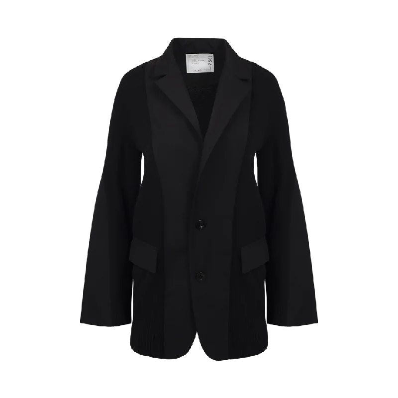 Suiting x Knit Blazer Women's Vintage Suit