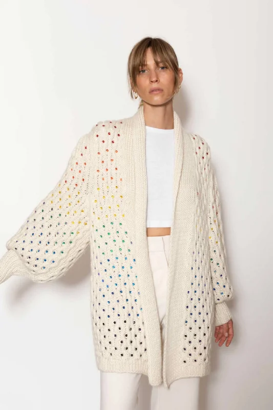 Mini Aurora coat Square Neck One-Shoulder Off-the-Shoulder
