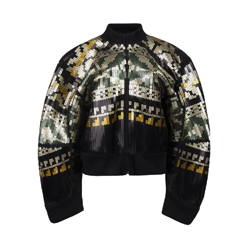 Sequined Bomber Jacket Zip Front Button Front Snap Front Zip Front Button Front Snap Front Sequined Bomber Jacket Zip Front Button Front Snap Front Zip Front Button Front Snap Front