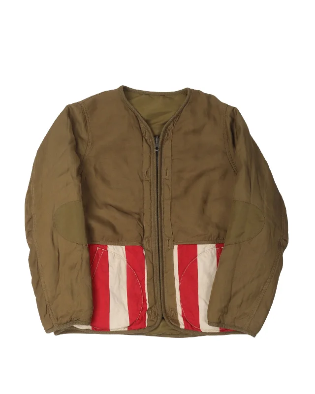 SS19 Flagged Iris Liner Jacket Front Pockets Side Pockets Patch Pockets Front Pockets Side Pockets Patch Pockets SS19 Flagged Iris Liner Jacket Front Pockets Side Pockets Patch Pockets Front Pockets Side Pockets Patch Pockets