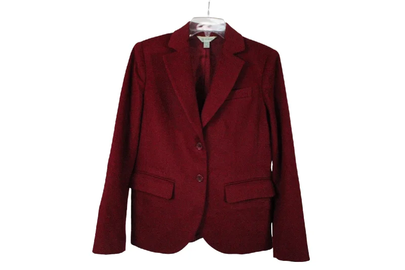 Vintage Austin-Reed Dark Red Blazer | 6 Women's Vintage Suit