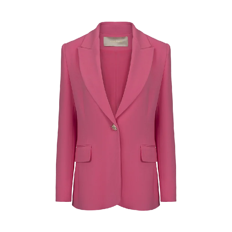 Cady Single-Breasted Blazer Women's Luxurious Jacket