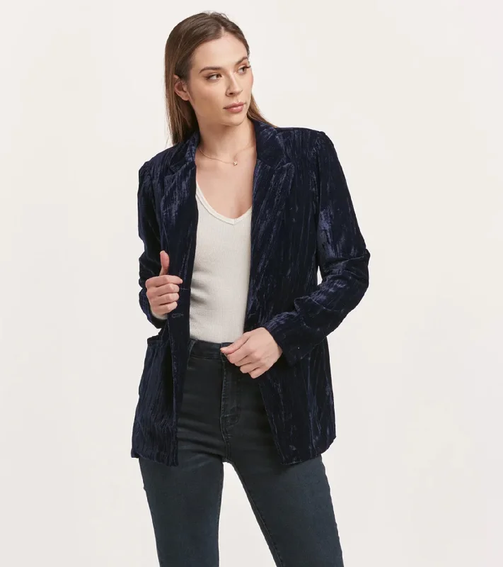 MIDNIGHT NAVY BLAZER Winter Women's Blazer