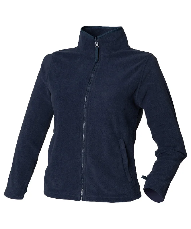 Navy - Women's microfleece jacket Boat Neck Shawl Collar Notched Collar Boat Neck Shawl Collar Notched Collar Navy - Women's microfleece jacket Boat Neck Shawl Collar Notched Collar Boat Neck Shawl Collar Notched Collar