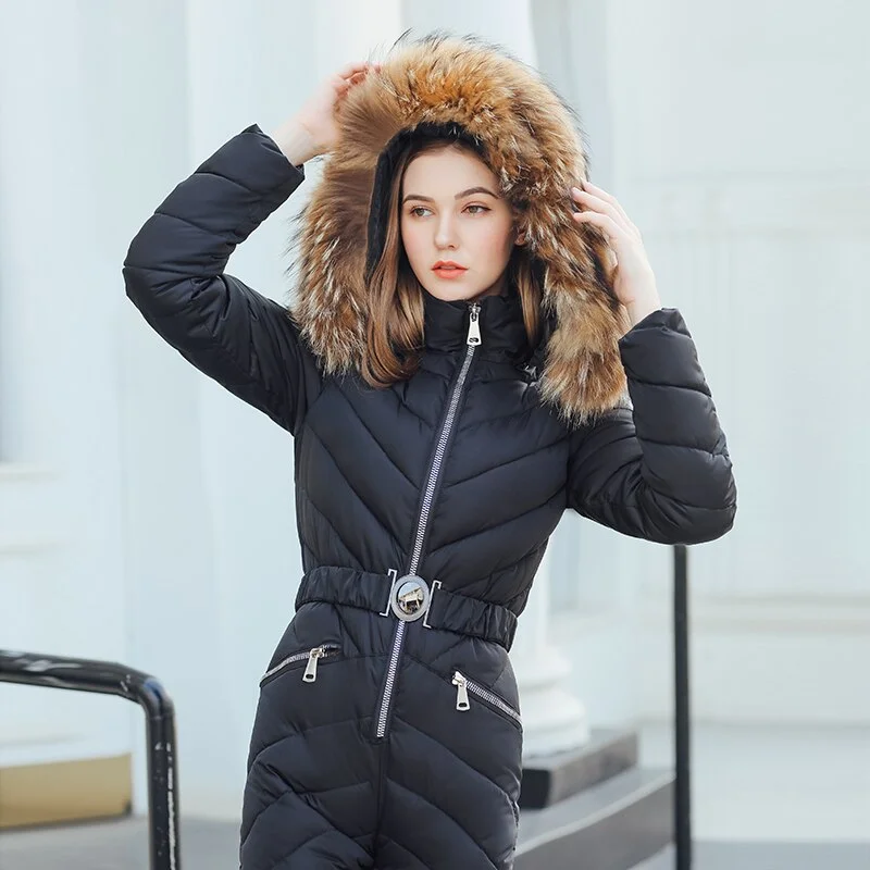 black Natural fur