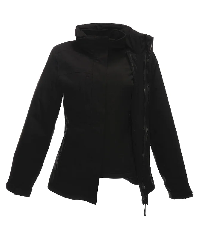 Black/Black - Women's Kingsley 3-in-1 jacket Knit Fabric Woven Fabric Fleece Fabric Knit Fabric Woven Fabric Fleece Fabric Black/Black - Women's Kingsley 3-in-1 jacket Knit Fabric Woven Fabric Fleece Fabric Knit Fabric Woven Fabric Fleece Fabric