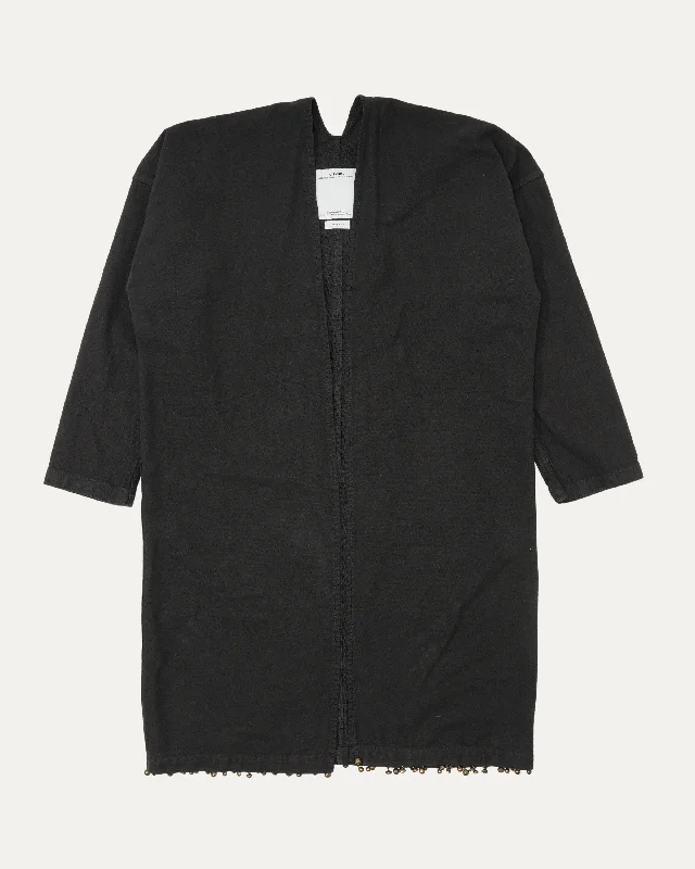 Brushed Flannel Sanjuro Coat Print Jacquard Embroidered