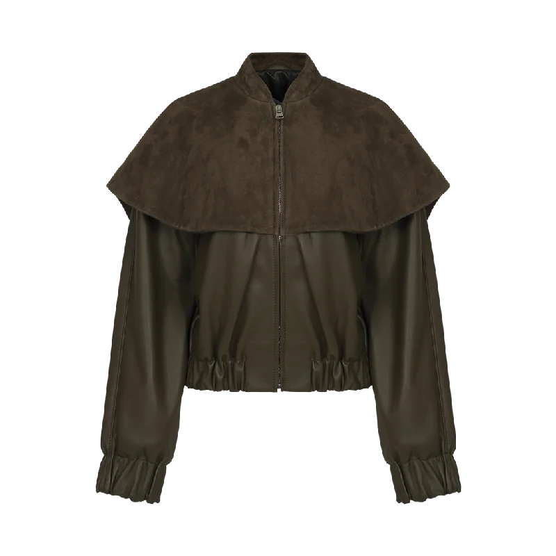 Bomber Jacket With Oversized Collar Zippered Front Buttoned Front Snap Front Zippered Front Buttoned Front Snap Front Bomber Jacket With Oversized Collar Zippered Front Buttoned Front Snap Front Zippered Front Buttoned Front Snap Front