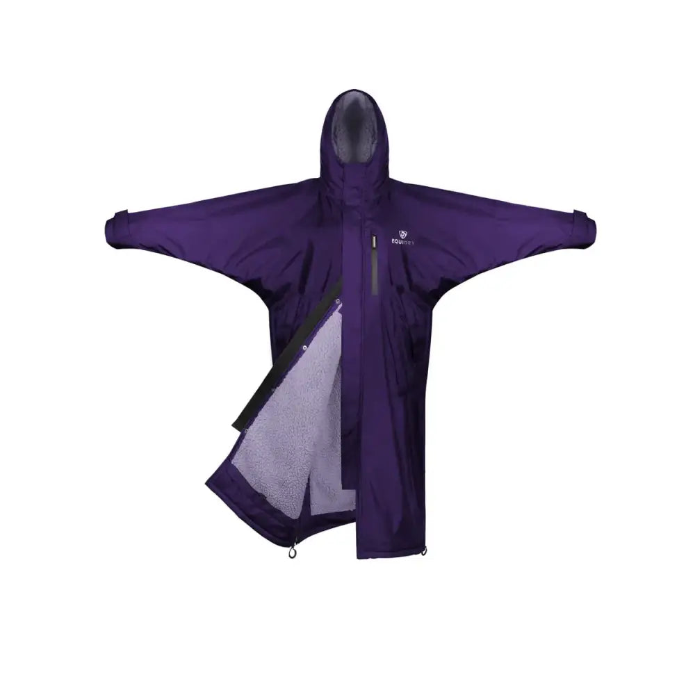 Equidry All Rounder Evolution Waterproof Equestrian Coats Deep Purple / Lilac Sequined Lace Ribbed Equidry All Rounder Evolution Waterproof Equestrian Coats Deep Purple / Lilac Sequined Lace Ribbed