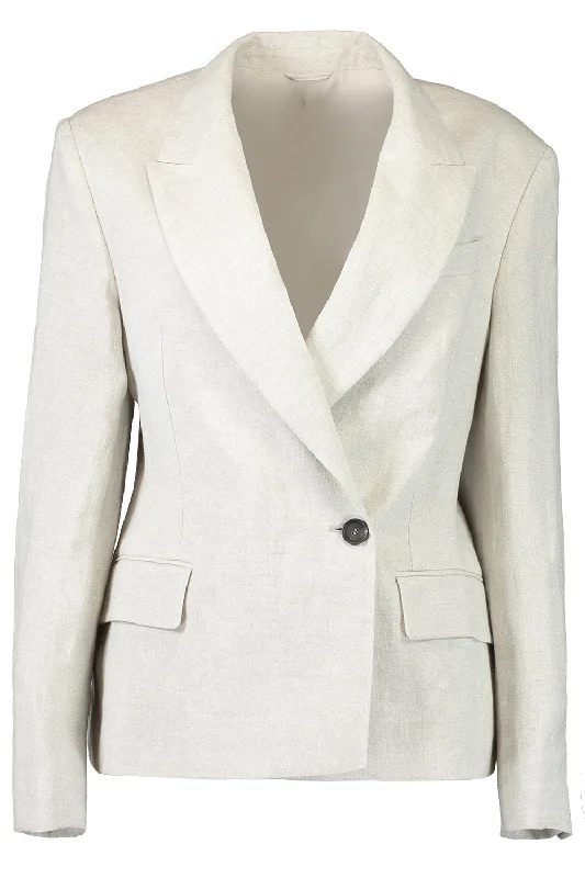 Sparkling Blazer Women's Solid Blazer