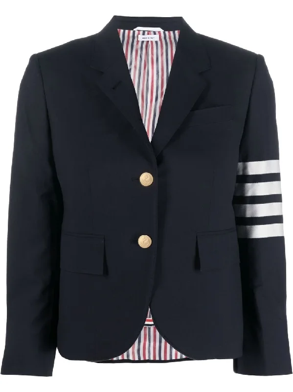 4-Bar single-breasted blazer Women's Plaid Suit