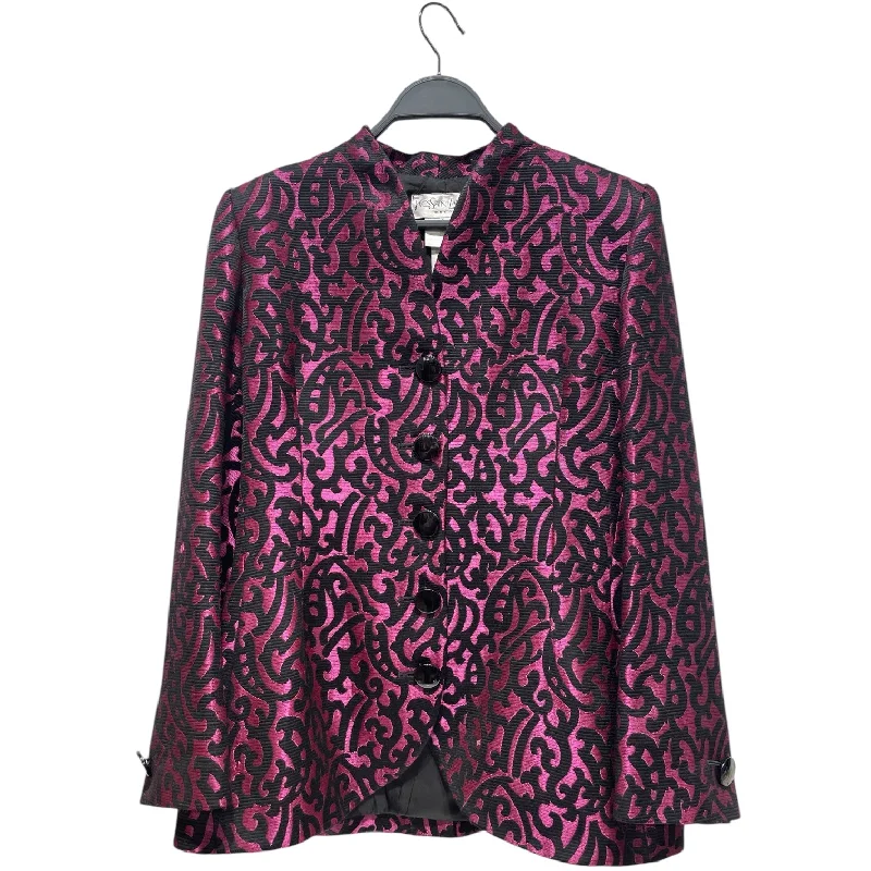 YVES SAINT LAURENT/Jacket/10/All Over Print/Acrylic/PPL/ALL OVER BLACK LINES Fleece Jacket Down Jacket Parka Fleece Jacket Down Jacket Parka YVES SAINT LAURENT/Jacket/10/All Over Print/Acrylic/PPL/ALL OVER BLACK LINES Fleece Jacket Down Jacket Parka Fleece Jacket Down Jacket Parka