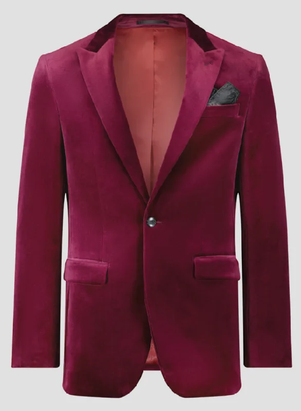 Savile Row - Jonah Velvet Blazer - Three Colours Women's Vintage Jacket