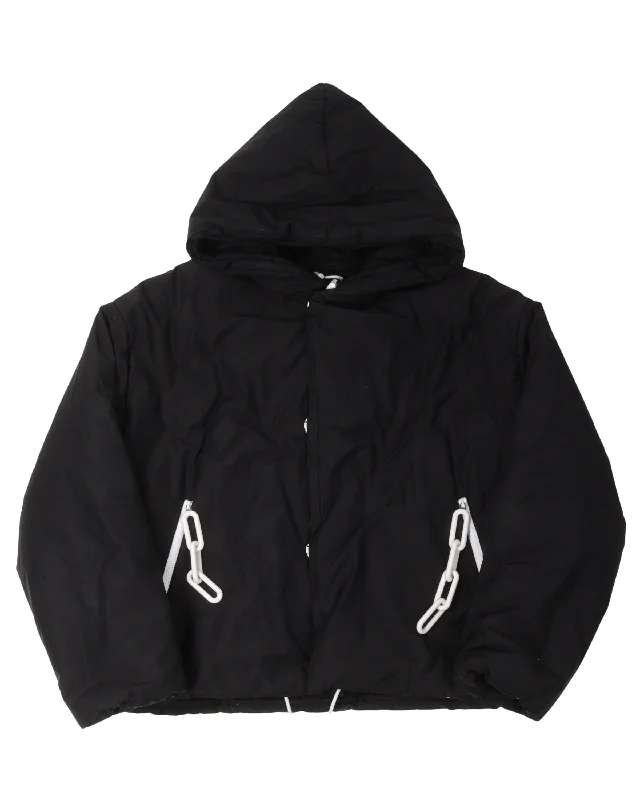 FW19 Earth Padded Chain Detail Hooded Jacket Nylon Jacket Polyester Jacket Spandex Jacket Nylon Jacket Polyester Jacket Spandex Jacket FW19 Earth Padded Chain Detail Hooded Jacket Nylon Jacket Polyester Jacket Spandex Jacket Nylon Jacket Polyester Jacket Spandex Jacket