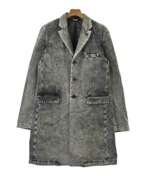 BLACK COMME des GARCONS Chesterfield coats Fleece Down Feather