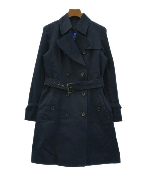 BLUE LABEL CRESTBRIDGE Trench coats Collared Crew Neck Turtle Neck