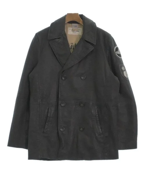 D'AMICO Pea Coats Buttoned Toggled Snapped