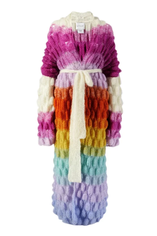 Emma Lace Coat Appliqued Beaded Sequined
