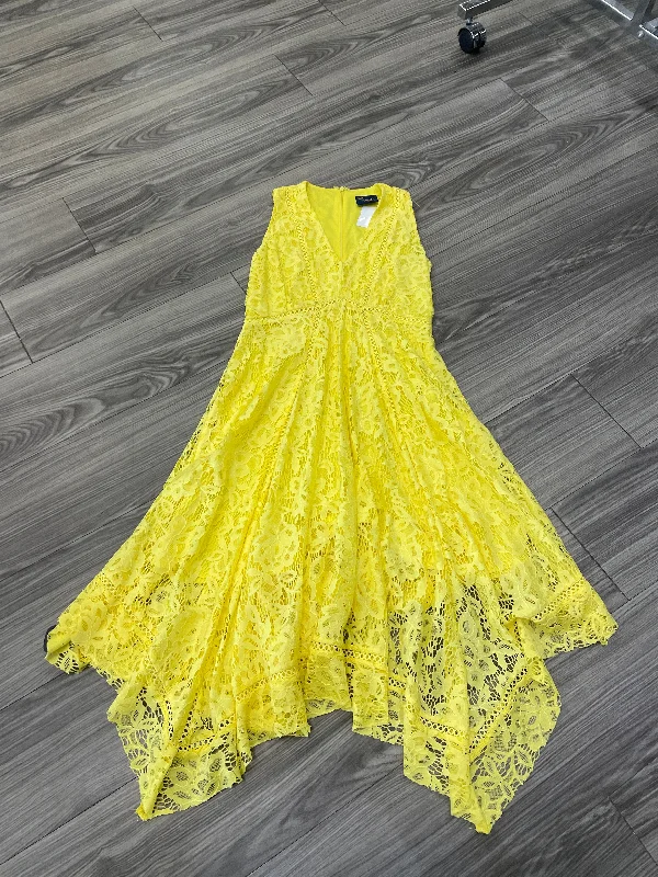 Dress Party Long By Just Taylor In Yellow, Size: 4