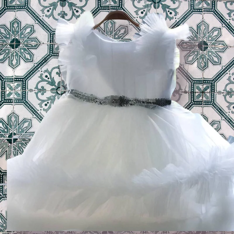 The Crystal White Dress