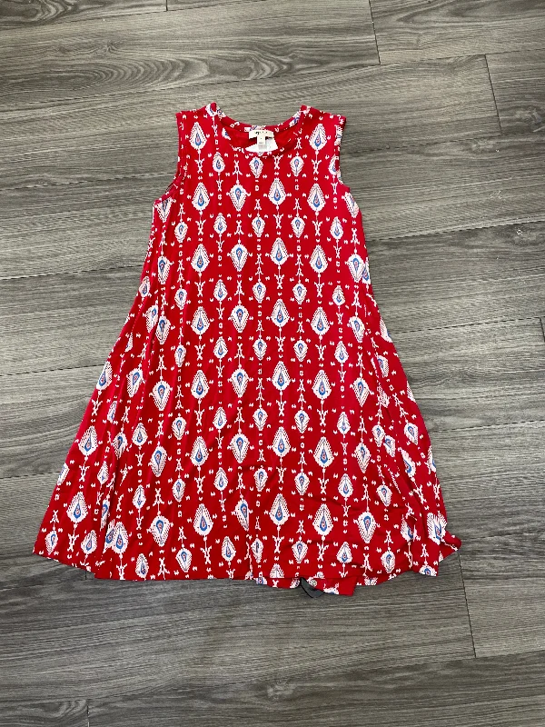 Dress Casual Short By Style And Company In Blue & Red & White, Size: S