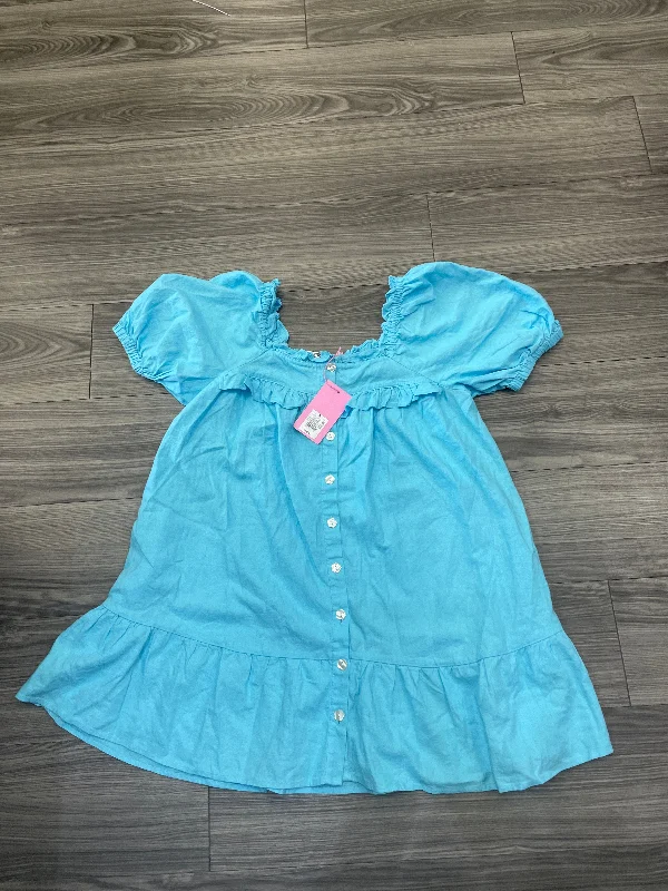 Dress Casual Short By Clothes Mentor In Blue, Size: M