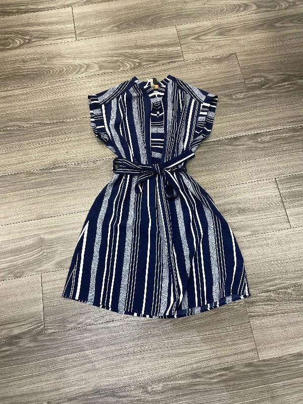 Dress Casual Midi By Monteau In Blue, Size: M