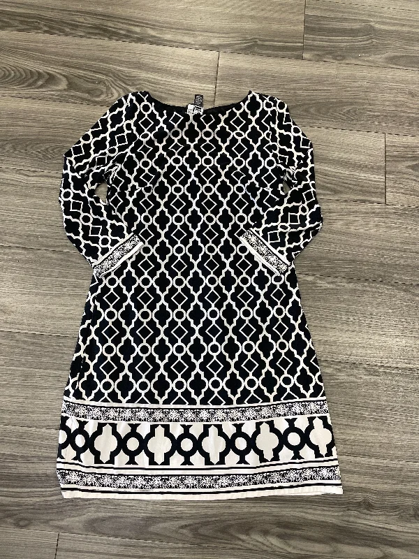 Dress Work By Inc In Black & White, Size: M