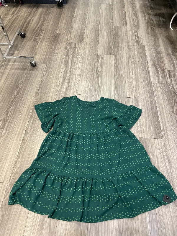 Dress Casual Short By Shein In Green, Size: 2x