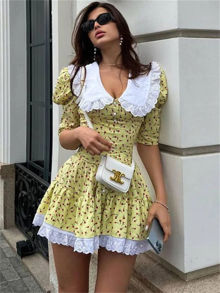FashionSierra - Knit Floral Women Hollow Out Backless Lace-Up Patchwork Sleeveless Casual Dress FashionSierra - Knit Floral Women Hollow Out Backless Lace-Up Patchwork Sleeveless Casual Dress