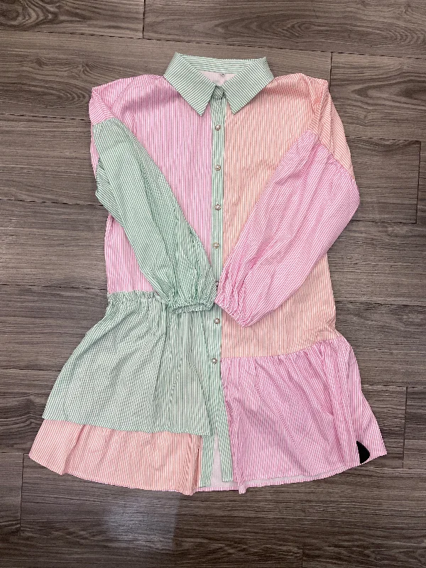 Dress Casual Short By Clothes Mentor In Striped Pattern, Size: M