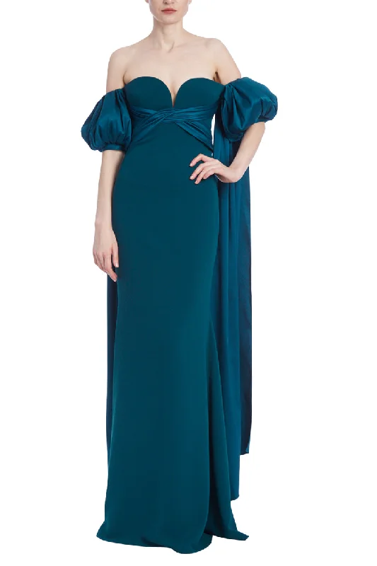 Badgley Mischka EG4134 Long Formal Fitted Evening Dress Tunics Versatile stylish