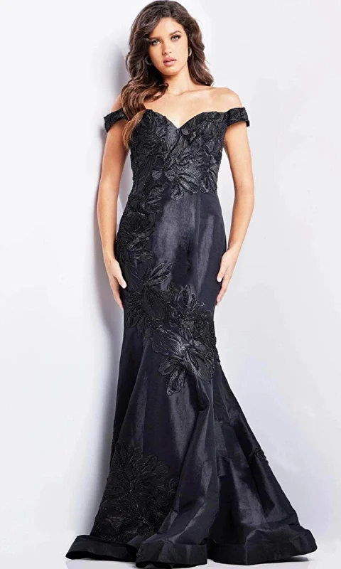 Jovani 23928 - Embroidered Off-Shoulder Evening Dress Tunics Brand named