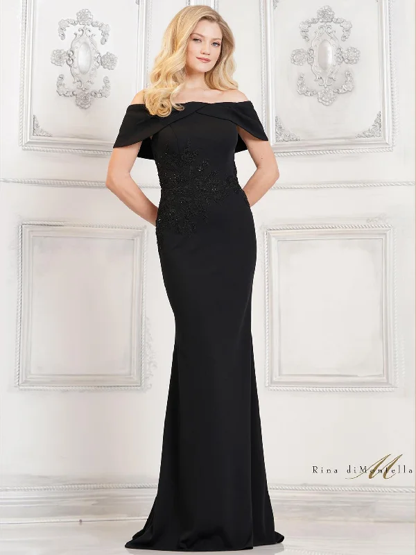 Rina di Montella RD3114 Long Formal Fitted Evening Dress Tunics Top Casual