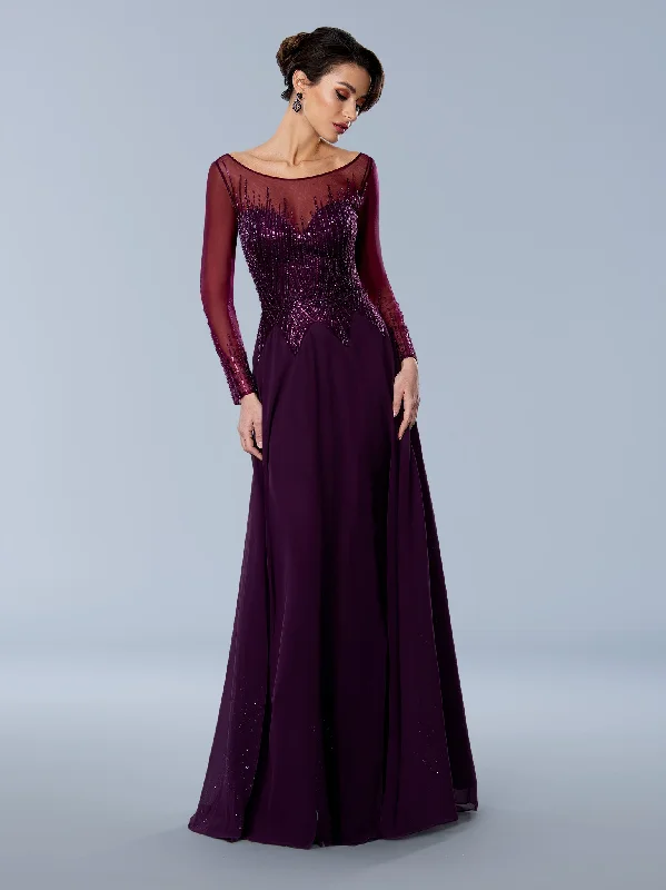 Stella Couture 24361 Long Sleeve Formal Evening Dress Tunics Sale discount