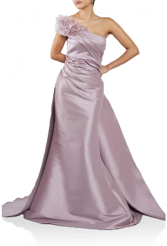 Terani Couture 242M3314 Long Formal Overskirt Evening Dress A-Line Day Work