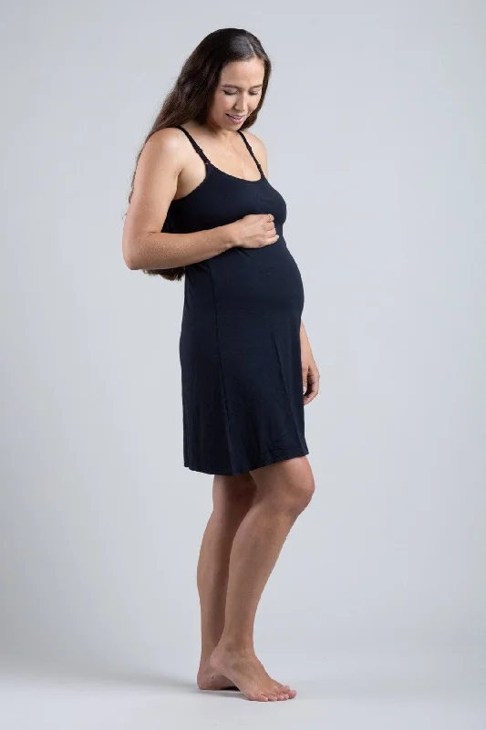 Undercover Maternity, Nursing & Beyond Night Dress Cowl Neckline Elegant