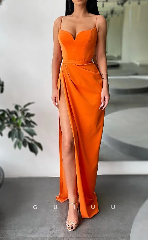 G2579 - Sexy & Fitted Strapless Satin Ruched Long Prom Evening Dresses With Slit Tunics Review highly G2579 - Sexy & Fitted Strapless Satin Ruched Long Prom Evening Dresses With Slit Tunics Review highly