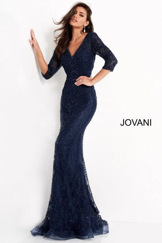 Jovani 03561 Long Formal Long Sleeve Evening Dress Tunics Cozy soft