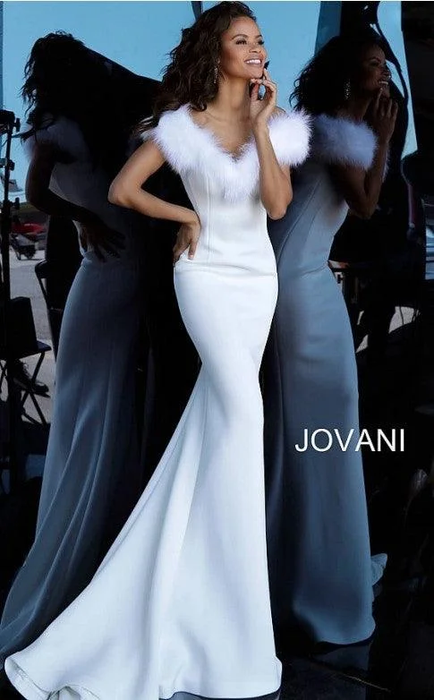 Jovani 63884 Long Formal Off Shoulder Evening Dress Tunics Exclusive limited