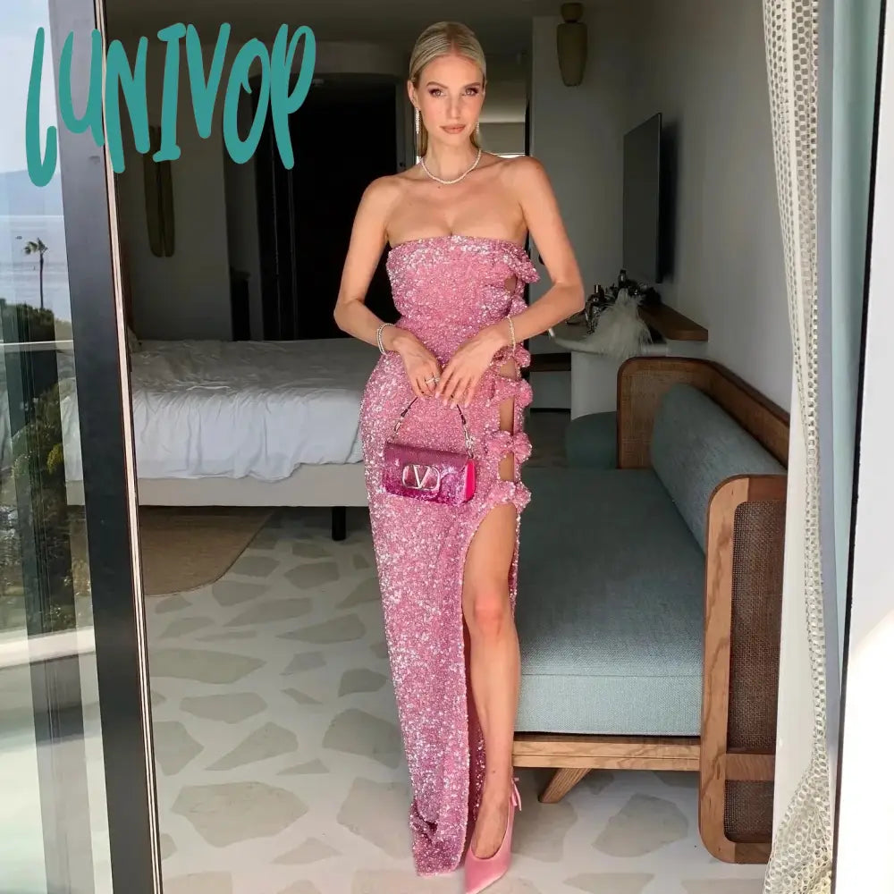Lunivop Boat Neck Glamorous Evening Dresses Sexy Mermaid Side Split Prom Gowns Custom Fashion Sequins Sparkle Dubai Arab for Women High-Low Hemline Casual Lunivop Boat Neck Glamorous Evening Dresses Sexy Mermaid Side Split Prom Gowns Custom Fashion Sequins Sparkle Dubai Arab for Women High-Low Hemline Casual