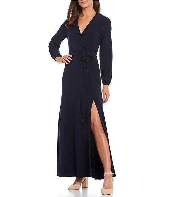 Marina Long Sleeve Formal Evening Dress Tunics Fall fleece