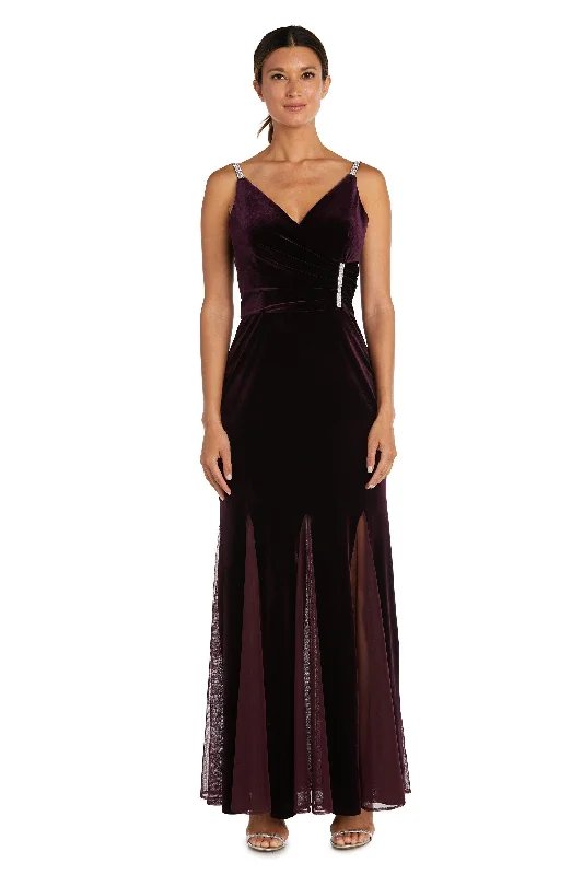 Nightway Long Formal Velvet Evening Dress 22080 Tunics Designer luxury