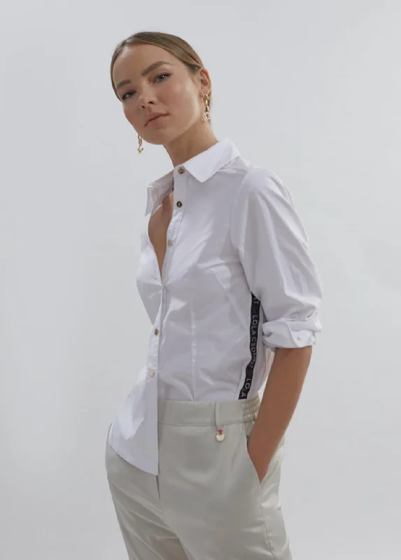 Logo shirt with ribbon detail Houndstooth Herringbone Solid Houndstooth Herringbone Solid Logo shirt with ribbon detail Houndstooth Herringbone Solid Houndstooth Herringbone Solid