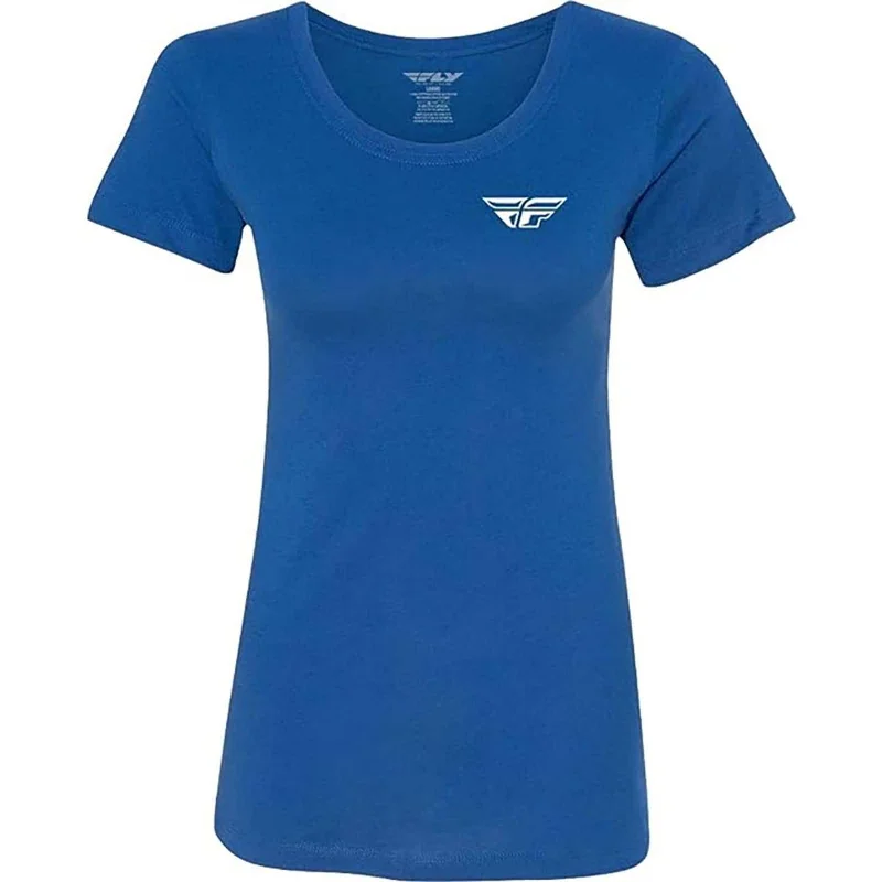 Fly Racing Pulse Women's Short-Sleeve Shirts (Refurbished) Collared T-Shirt Boat Neck A-Line Collared T-Shirt Boat Neck A-Line