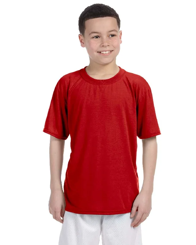 Gildan Youth 4.5 oz. Performance T-Shirt | Red Machine Wash Dry Clean Hand Wash Machine Wash Dry Clean Hand Wash Gildan Youth 4.5 oz. Performance T-Shirt | Red Machine Wash Dry Clean Hand Wash Machine Wash Dry Clean Hand Wash