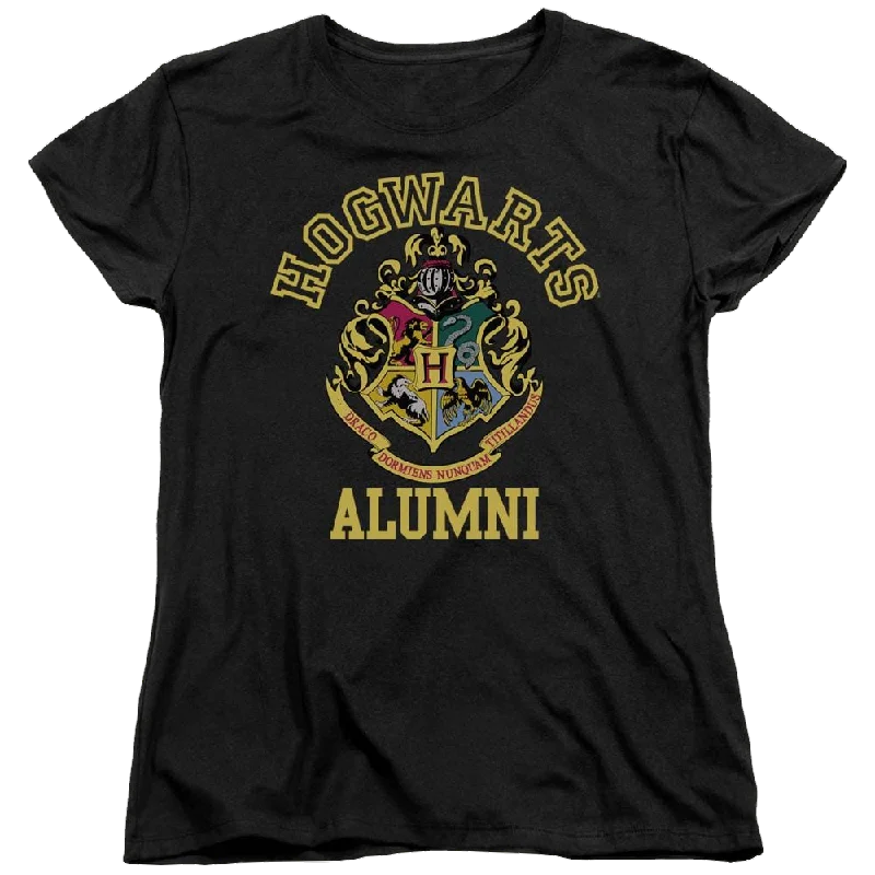 Harry Potter Hogwarts Alumni Women's T-Shirt Mesh Fabric Canvas Fabric Denim Fabric Mesh Fabric Canvas Fabric Denim Fabric