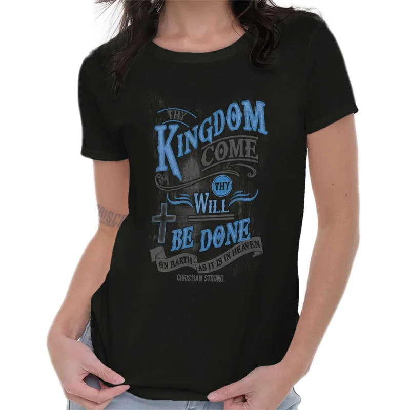 Kingdom Come Ladies T Shirt Fitted T-Shirt Seamless Stretchy Fitted T-Shirt Seamless Stretchy