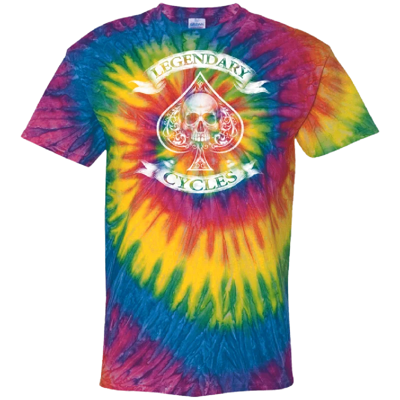 Legendary Cycles Spade Tie Dye T-Shirt Collared Crew Neck Turtle Neck Collared Crew Neck Turtle Neck Legendary Cycles Spade Tie Dye T-Shirt Collared Crew Neck Turtle Neck Collared Crew Neck Turtle Neck